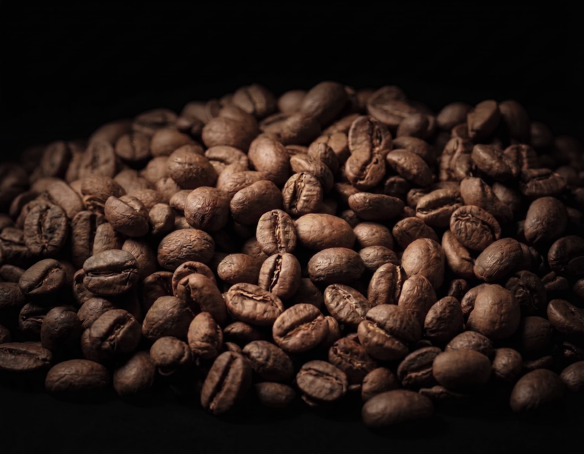 Dark roasted Liberica beans